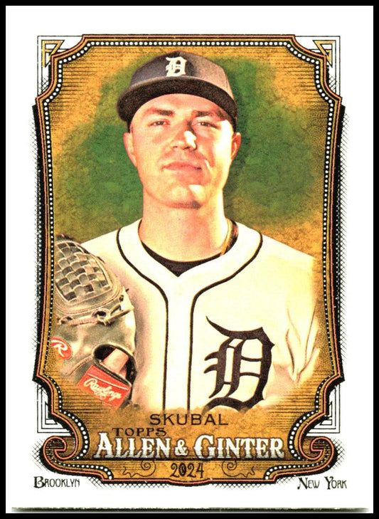 2024 Topps Allen & Ginter #205 Tarik Skubal Detroit Tigers