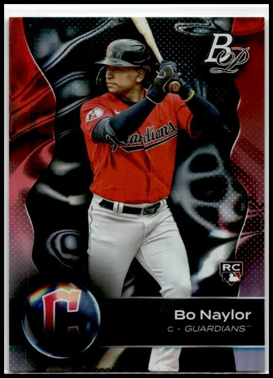 2023 Bowman Platinum #82 Bo Naylor Rookie Cleveland Guardians