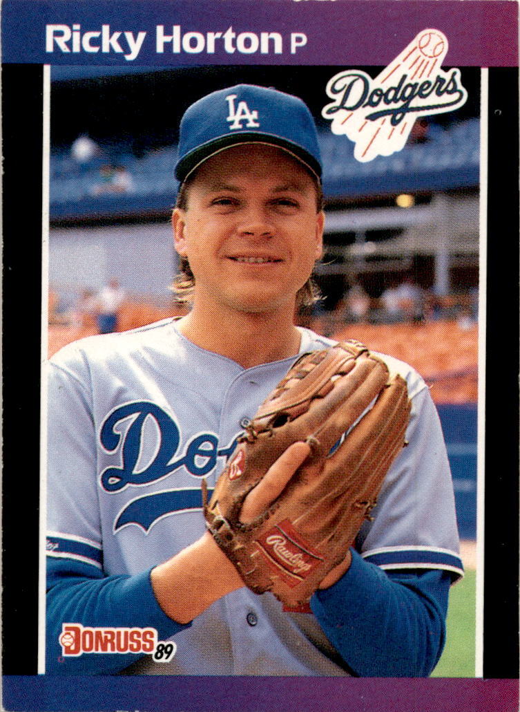 1989 Donruss #582a Ricky Horton Los Angeles Dodgers