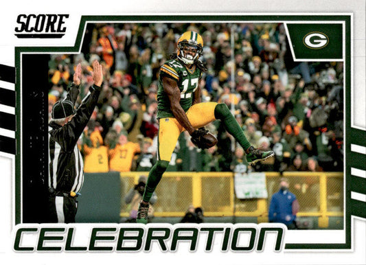 2022 Score Celebration #C-DA Davante Adams Green Bay Packers