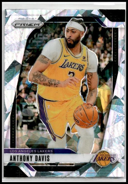 2024-25 Panini Prizm Prizms Ice #195 Anthony Davis Los Angeles Lakers