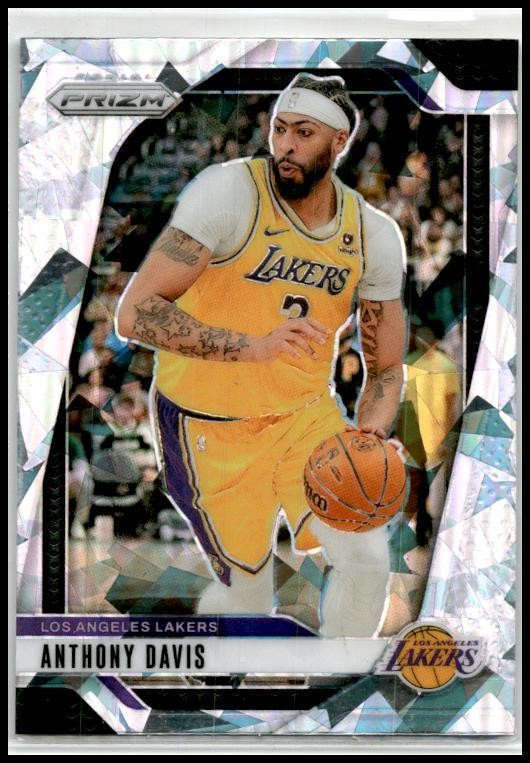 2024-25 Panini Prizm Prizms Ice #195 Anthony Davis Los Angeles Lakers