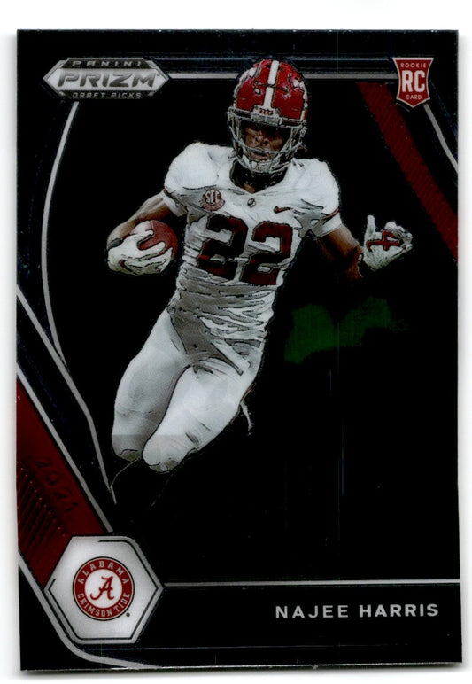 2021 Panini Prizm Draft Picks Collegiate Najee Harris Alabama Crimson Tide #102