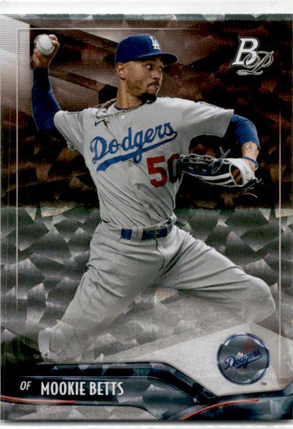 2021 Bowman Platinum Ice Foil #21 Mookie Betts Los Angeles Dodgers