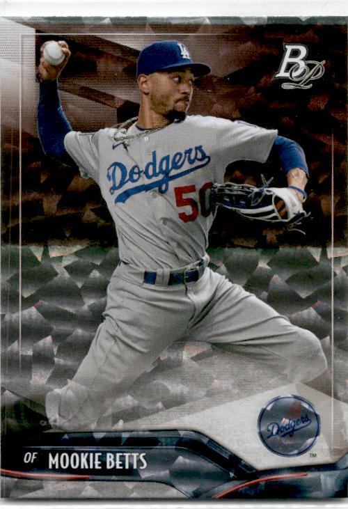 2021 Bowman Platinum Ice Foil #21 Mookie Betts Los Angeles Dodgers