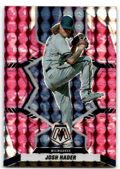 2022 Panini Mosaic Pink Josh Hader Milwaukee Brewers #18