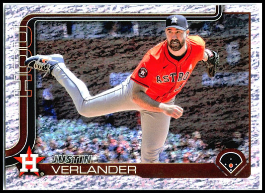 2025 Topps Sandglitter #118 Justin Verlander Houston Astros