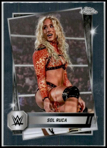 2025 Topps Chrome WWE #24 Sol Ruca