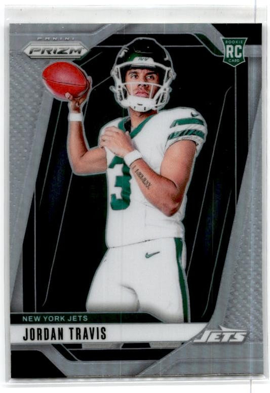 2024 Panini Prizm Rookie Variations Silver Prizm #22 Jordan Travis New York Jets