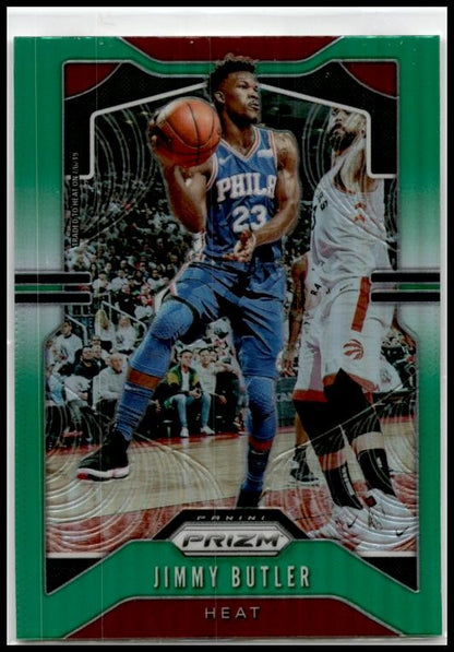 2019-20 Panini Prizm Prizms Green #246 Jimmy Butler Miami Heat