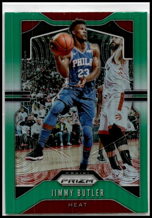 2019-20 Panini Prizm Prizms Green #246 Jimmy Butler Miami Heat