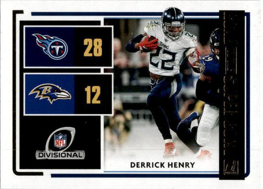 2020 Donruss Road to the Super Bowl Divisional Round #RSBDR-DH Derrick Henry