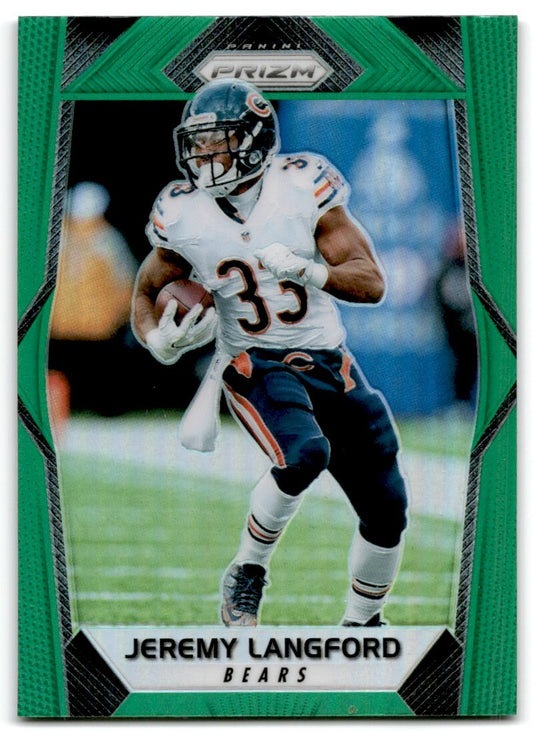 2017 Panini Prizm Green Jeremy Langford Chicago Bears #151