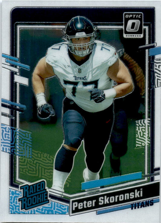 2023 Donruss Optic #296 Peter Skoronski Tennessee Titans