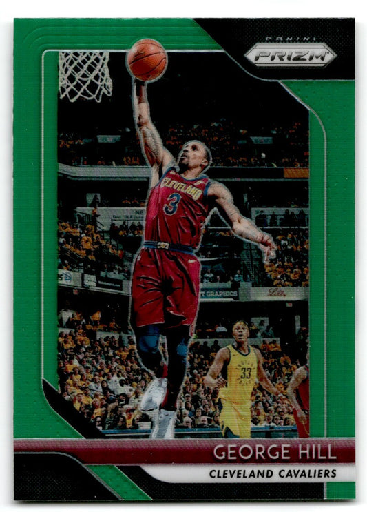 2018-19 Panini Prizm Green Prizm George Hill Cleveland Cavaliers #160