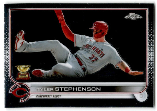 2022 Topps Chrome Tyler Stephenson Cincinnati Reds #63