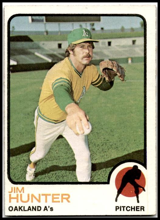 1973 Topps #235 Jim Hunter Oakland Athletics