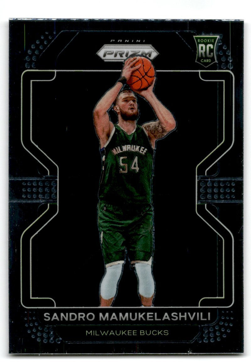 2021-22 Panini Prizm Sandro Mamukelashvili Milwaukee Bucks #293