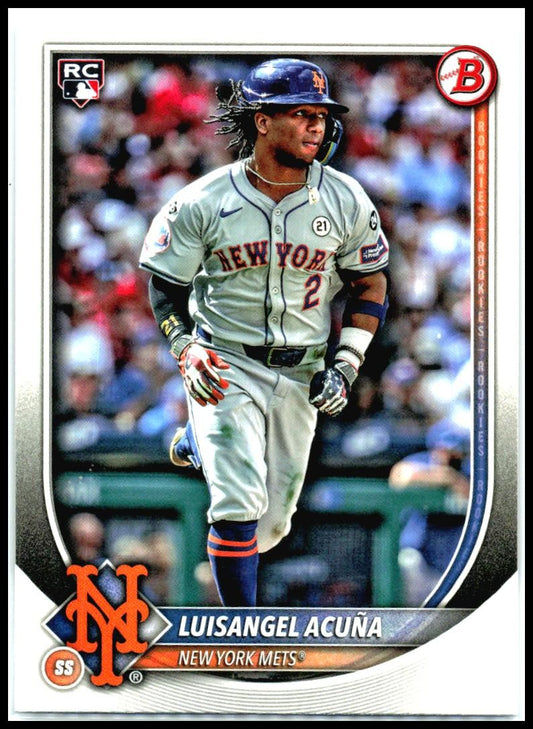 2025 Bowman #83 Luisangel Acuña Rookie New York Mets