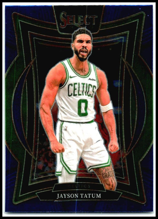 2024-25 Panini Select Blue #2 Jayson Tatum Boston Celtics