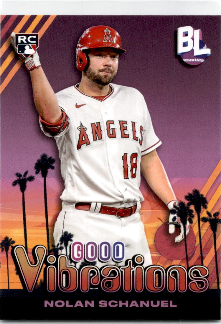 2024 Topps Big League Good Vibrations #GV-21 Nolan Schanuel Angels