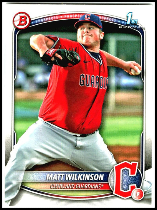 2025 Bowman Prospects #BP-145 Matt Wilkinson Cleveland Guardians