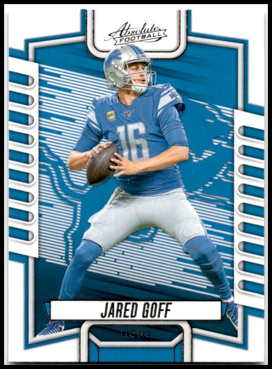 2023 Panini Absolute #31 Jared Goff Detroit Lions