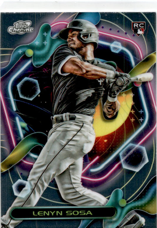 2023 Topps Chrome Cosmic #174 Lenyn Sosa RC Chicago White Sox