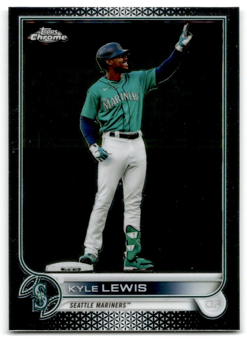 2022 Topps Chrome Kyle Lewis Seattle Mariners #102