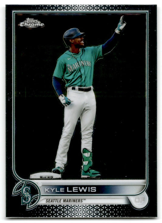 2022 Topps Chrome Kyle Lewis Seattle Mariners #102