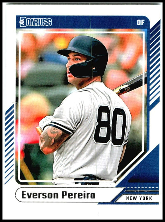 2024 Donruss #91 Everson Pereira New York Yankees