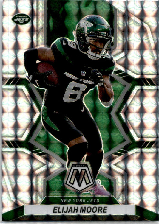 2022 Panini Mosaic Prizm #153 Elijah Moore NY Jets