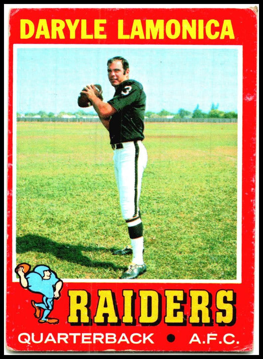 1971 Topps #70 Daryle Lamonica Oakland Raiders