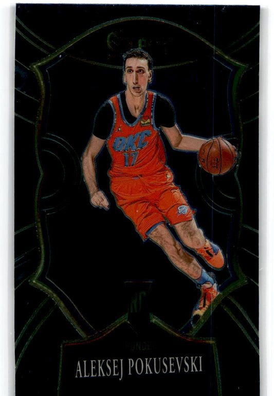 2020-21 Panini Select #77 Aleksej Pokusevski Oklahoma City Thunder