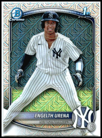 2025 Bowman Chrome Prospect Mojo #BCP-16 Engelth Urena New York Yankees