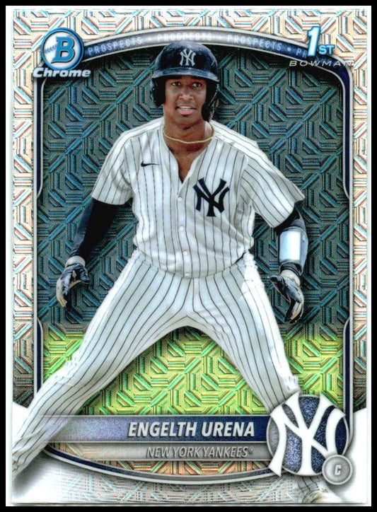 2025 Bowman Chrome Prospect Mojo #BCP-16 Engelth Urena New York Yankees