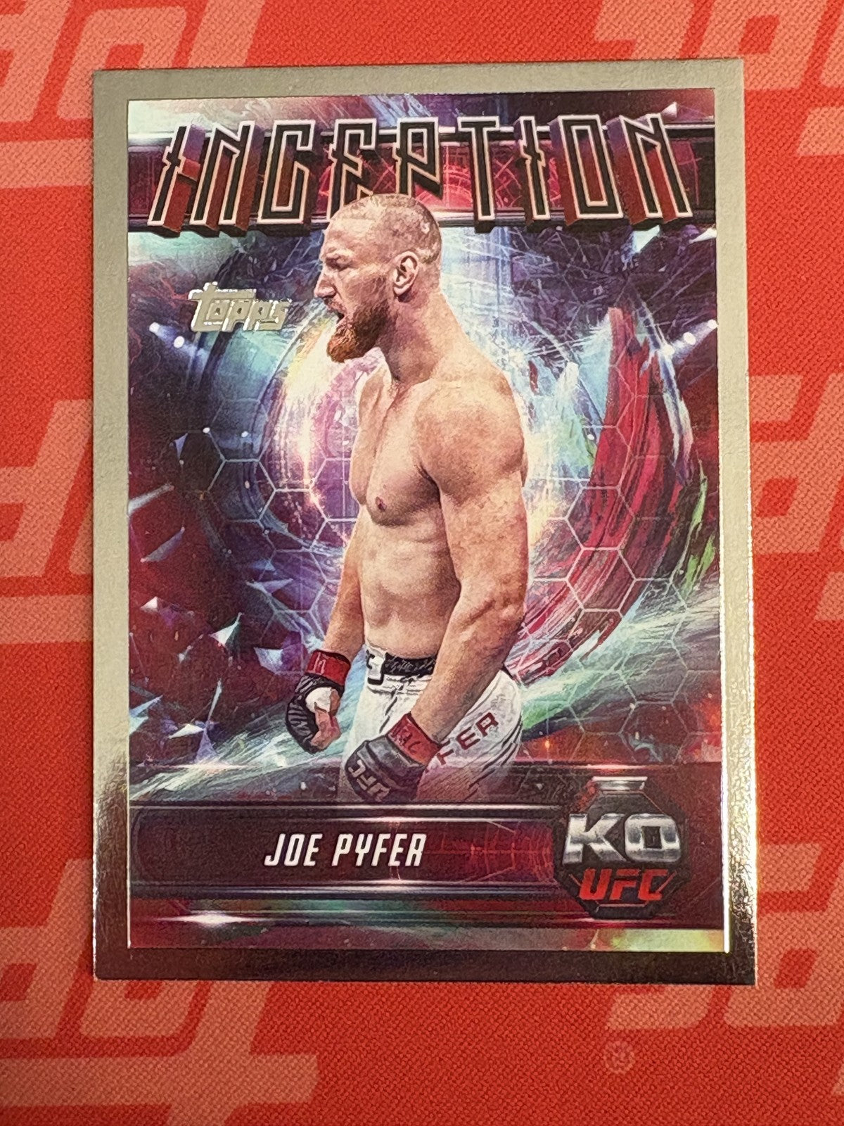 2025 Topps Knockout UFC Inception #IN-54 Joe Pyfer