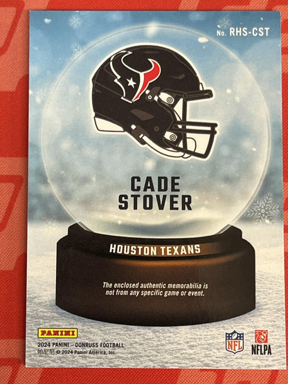 2024 Donruss Rookie Holiday Sweater #RHS-CST Cade Stover Houston Texans