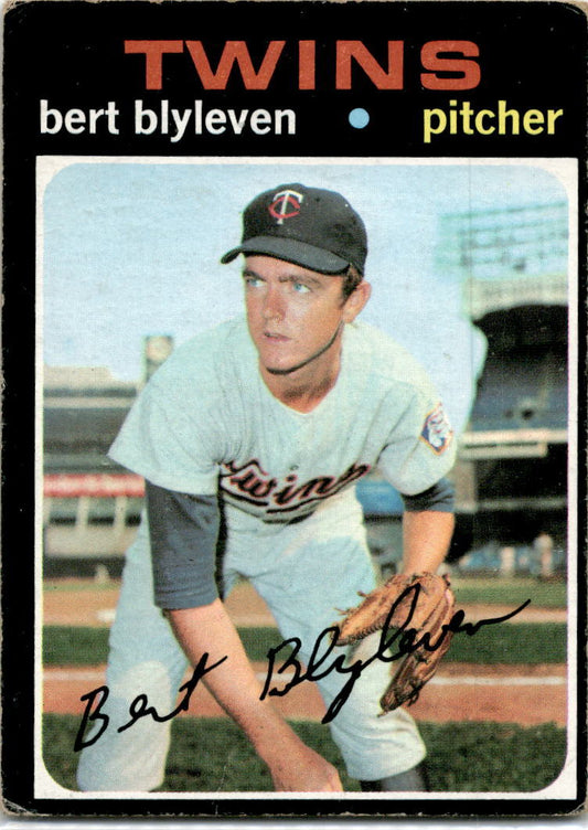 1971 Topps #26 Bert Blyleven Rookie Minnesota Twins