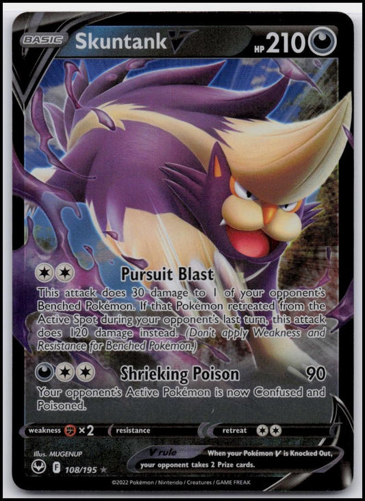 SWSH12: Silver Tempest #108/195 Skuntank V