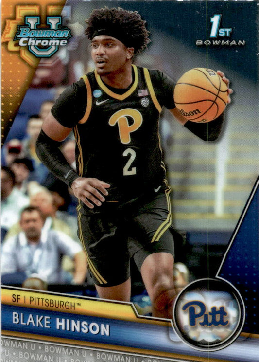 2023-24 Bowman University Chrome #68 Blake Hinson Pittsburgh Panthers
