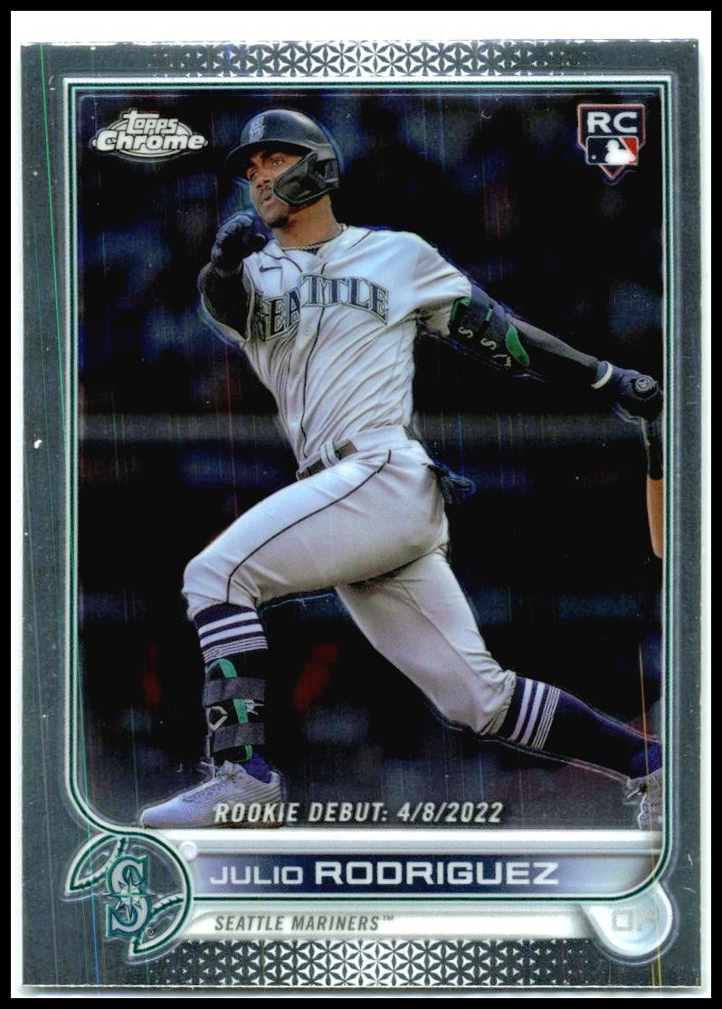 2022 Topps Chrome Update #USC165 Julio Rodriguez Seattle Mariners