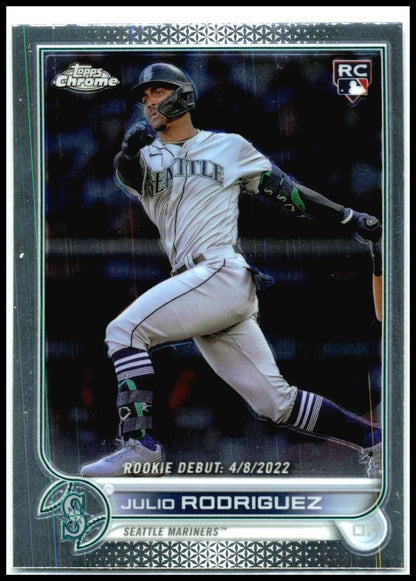2022 Topps Chrome Update #USC165 Julio Rodriguez Seattle Mariners