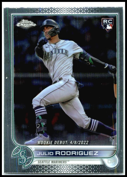 2022 Topps Chrome Update #USC165 Julio Rodriguez Seattle Mariners