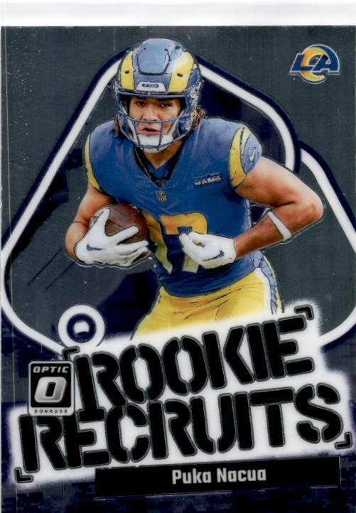 2023 Donruss Optic Rookie Recruits #13 Puka Nacua Los Angeles Rams