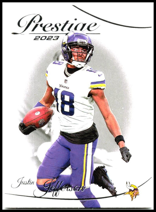 2023 Panini Prestige #193 Justin Jefferson Minnesota Vikings