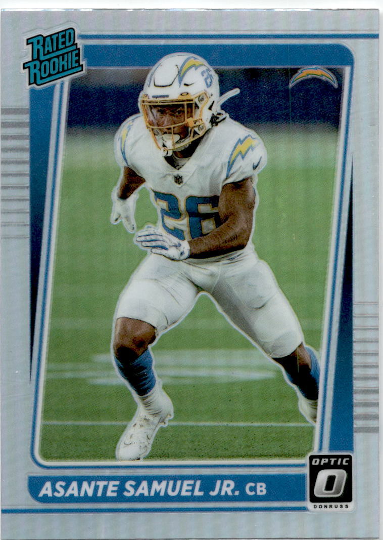 2021 Donruss Optic Holo #272 Asante Samuel Jr. Rookie Los Angeles Chargers