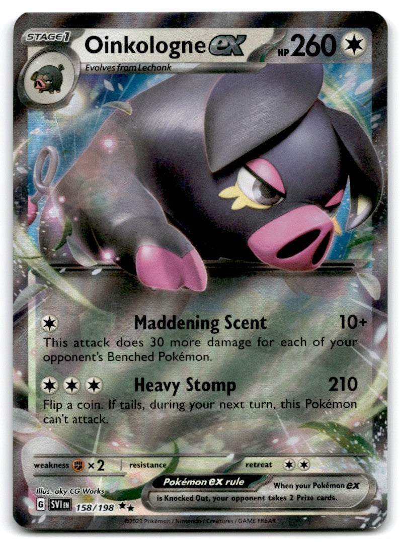 2023 Scarlet & Violet Oinkologne Double Rare #158