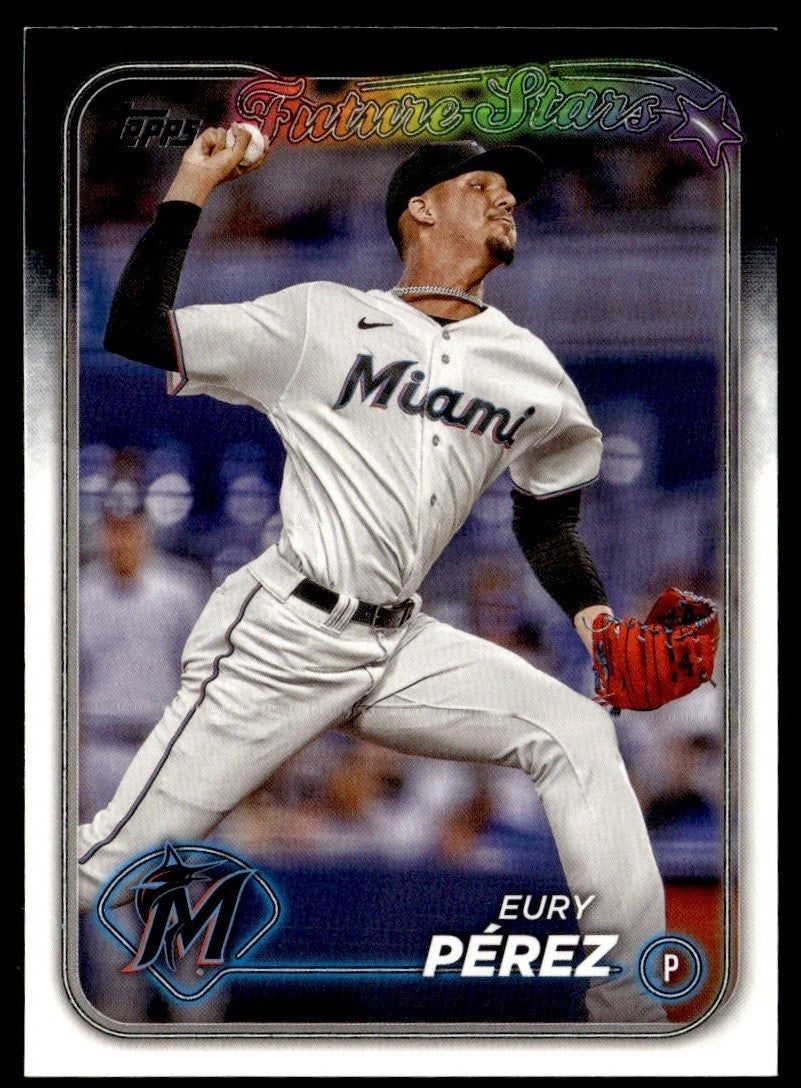2024 Topps Eury Perez Miami Marlins #197 Future Stars
