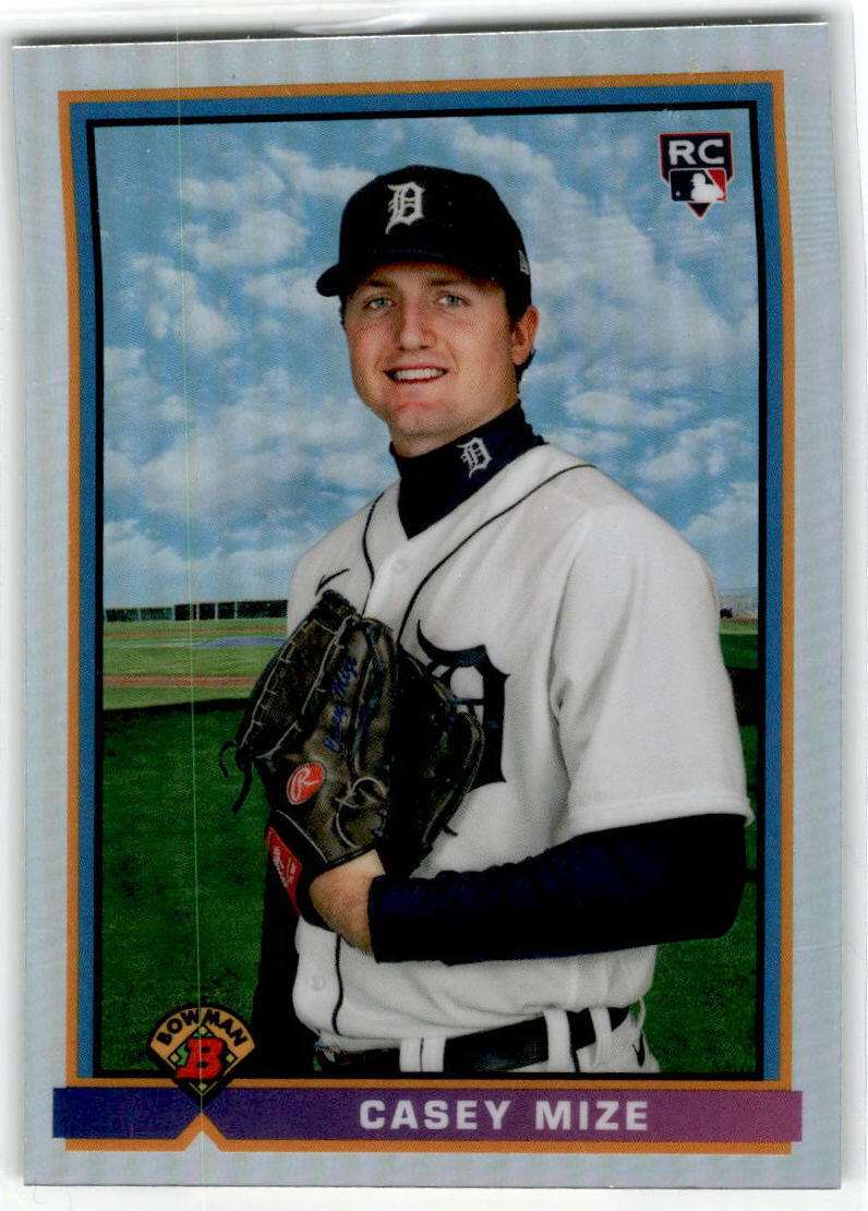 2021 Bowman #91B-CM Casey Mize Detroit Tigers
